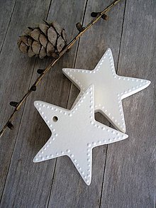 Dekorácie - Hviezda vianočná - Étoiles de sucre - 6659232_