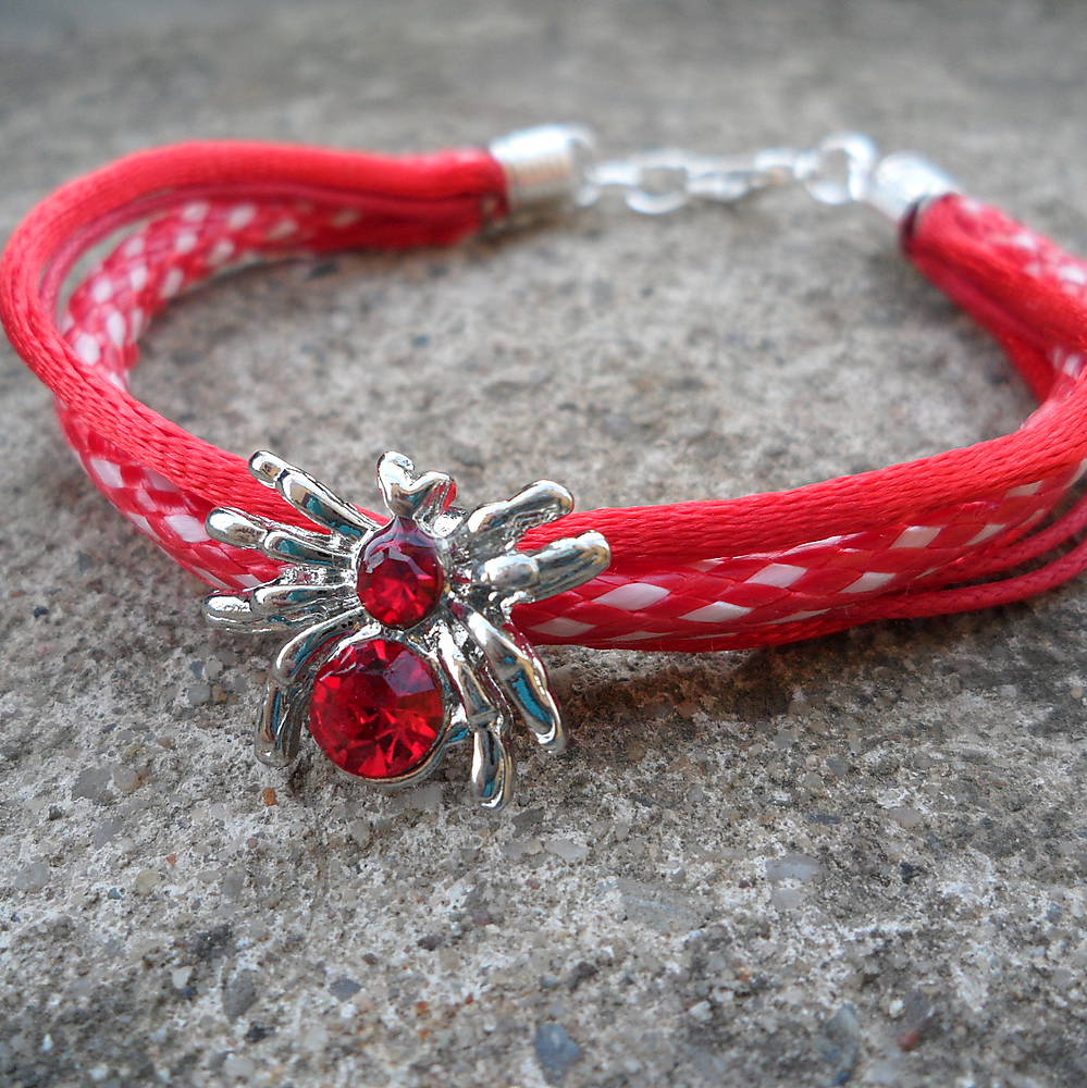 HM-Náramok-SPIDER (červený)