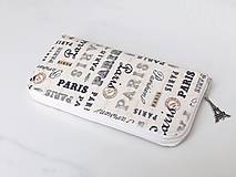 Peňaženky - Zipová peněženka - Paříž - 20cm, 14 karet - 6664987_