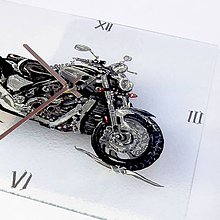 Hodiny - Maľované hodiny Motorka - Yamaha VMAX - 6669654_