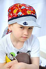 Detské čiapky - Letná pirátka Ostrov pokladov - 6671406_