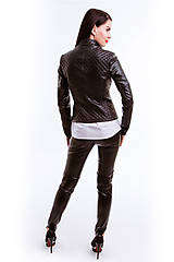 Bundy a kabáty - Koženkový kabát čierny Limitovaná edícia - Výpredaj - 6679591_