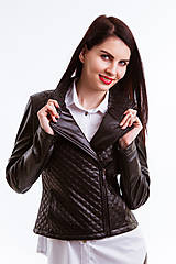 Bundy a kabáty - Koženkový kabát čierny Limitovaná edícia - Výpredaj - 6679597_