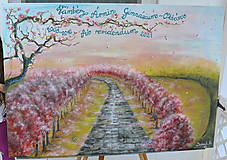 "Jar v parku"-obrovská malba-tablo :)