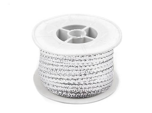  - Lurexová stuha š. 3mm, 10 m - 6676414_
