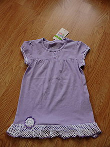 Detské oblečenie - Letné šatočky fialka - 6684580_