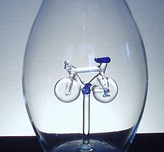 Nádoby - Fľaša s bicyklom - 6685527_