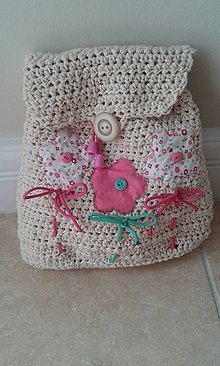 Batohy - Kvetinkový ruksačik - 6686443_