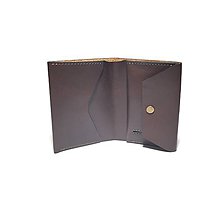 Pánske tašky - Pánska kožená peňaženka SLIM (hnedá) - 6692372_