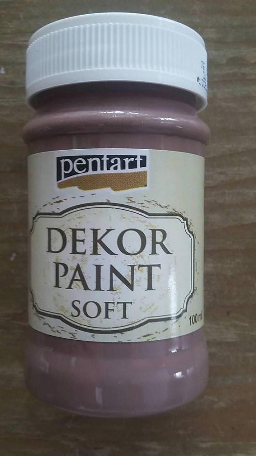 Farby-laky - Dekor Paint Soft 100ml - vintage hnedá - 6689151_