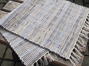 Úžitkový textil - RUČNE TKANÝ koberec cca70 x 150cm - 6694658_