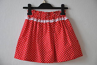 Detské oblečenie - Detská suknička - muchotrávka s korunkou♣♠♣ - 6696349_