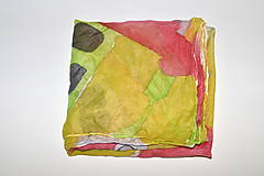 Šatky - Hodvábna, ručne maľovaná šatka inšpirovaná dielom amerického umelca ROTHKA. - 6706504_