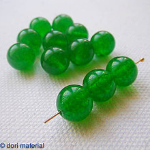 Minerály - zelený ónyx, 10 mm - 6707376_