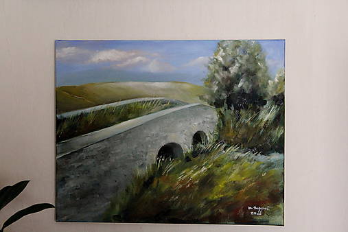 Obrazy - Noviansky kamenný most 2 - 6707751_