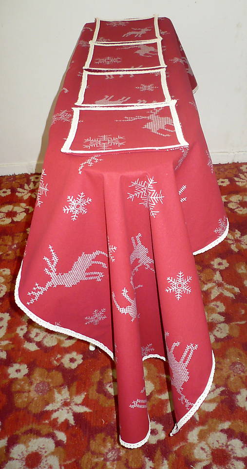 Úžitkový textil - Prestieranie bordové - 6719460_