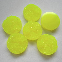 Komponenty - Kabošon plast 14mm-1ks (žltá) - 6723713_