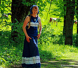 Sukne - Sukňa batikovaná, maľovaná, folk ČARDÁŠ - 6733679_