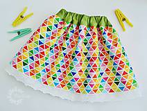 Detské oblečenie - Detská sukienka veselá a hravá - 6737379_