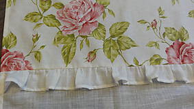 Úžitkový textil - Záves ružičkový - 6737825_
