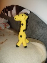 Hračky - Háčkovaná žirafa - 6737465_