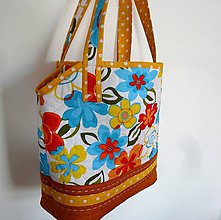 Veľké tašky - Taška- kvetiny - 6745011_