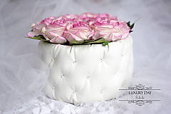 Dekorácie - kvetinový box LUXURY - 6751729_