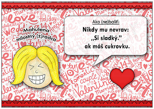 Ako (ne)baliť...Linajková podložka do zošita (Si sladký/sladká) (1)