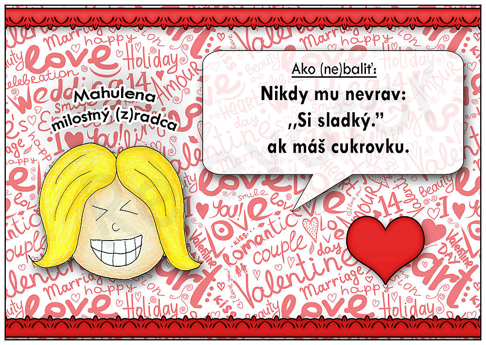 Ako (ne)baliť...Linajková podložka do zošita (Si sladký/sladká) (1)