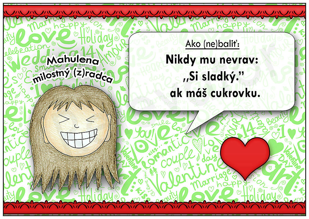 Ako (ne)baliť...Linajková podložka do zošita (Si sladký/sladká) (4)