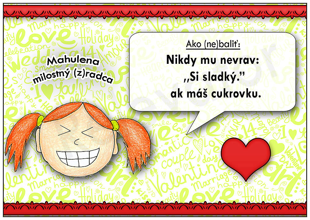 Ako (ne)baliť...Linajková podložka do zošita (Si sladký/sladká) (5)