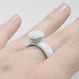Prstene - Presteň bílí Diamant / RING RING Diamond White - 6772837_