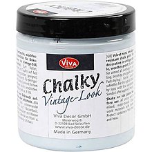 Farby-laky - Chalk paint, kriedová farba Modrá svetlá - 6792054_