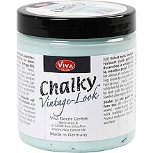 Farby-laky - Chalk paint, kriedová farba Aqua - 6792082_