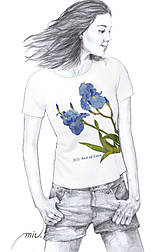  - Maľované tričko - Iris - 6799272_