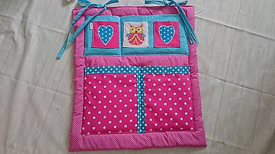 Detský textil - Vreckár na postieľku - 6803946_