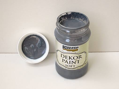 Dekor Paint Soft-100ml grafitová sivá