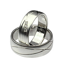 Prstene - Obrúčky z bieleho zlata - 6802419_