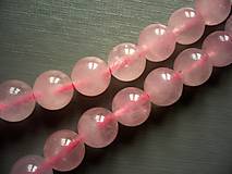 Vrtané kuličky 10 mm - růženín, 1 ks