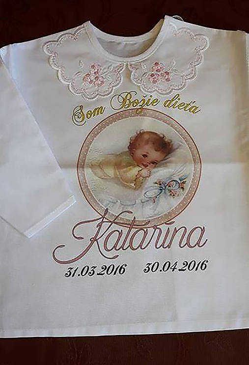 Detské oblečenie - Košielka - krst - 6812063_