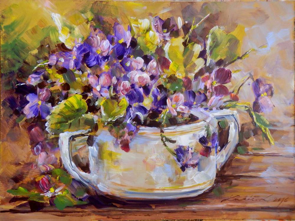 Fialky v cukorničke