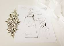 Šaty - štýlové svadobné šatky s vreckami , pre sl.N - 6819944_