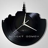 Hodiny - Nitriansky Hrad panoráma LP - vinylové hodiny - 6821569_