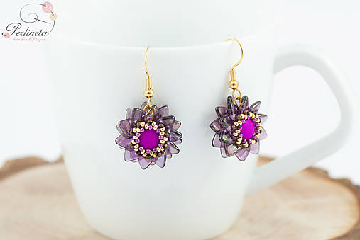 Náušnice - Tanzanite Gold - 6821322_