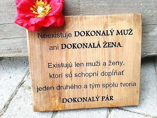 Dokonalý muž dokonalá žena