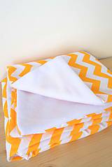 Detský textil - _BUVI... CiK CaK v pomaranči... deka pre najmenších ♥ - 6832968_