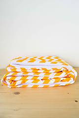 Detský textil - _BUVI... CiK CaK v pomaranči... deka pre najmenších ♥ - 6832973_