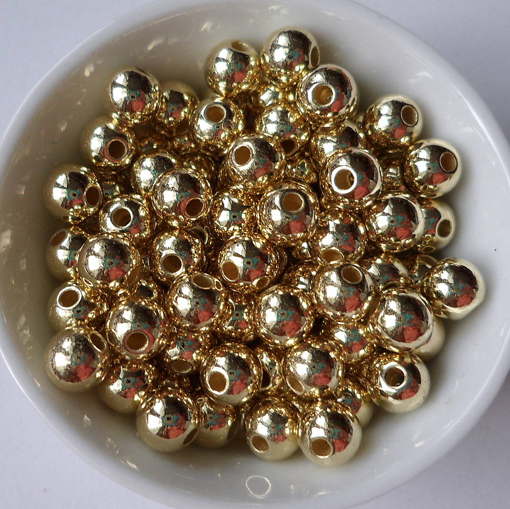 GL METALIC plast 6mm-10g (zlatá svetlá)