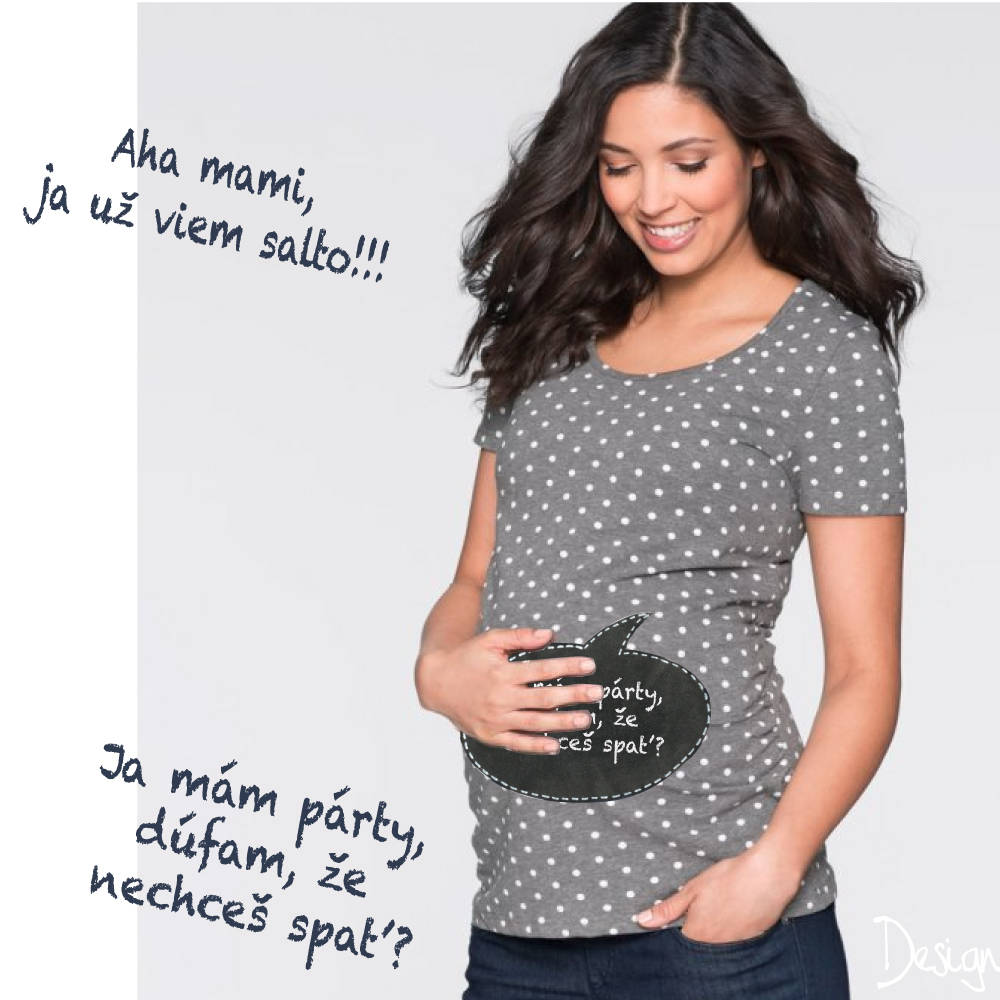 Tehotenské tričko - Odkaz vždy čerstvý - alebo tabuľa na tričku
