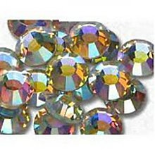 Galantéria - Hotfix kamienky: dúhové - AB crystal, 1440 ks - 6844740_